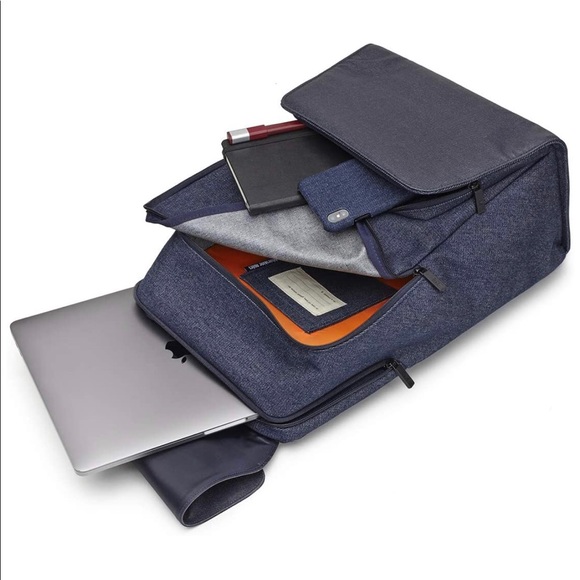 Moleskine Nomad Backpack in Prussian Blue Denim - Picture 2 of 8